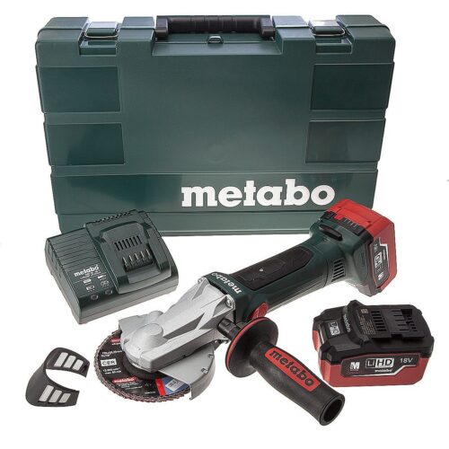 Rebarbadora de Cabeça Plana a Bateria METABO WF 18 LTX 125 QUICK