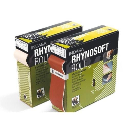 Rolo de Lixa Indasa Rhynosoft 115mm x 25 metros P600