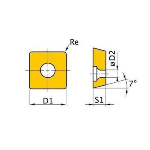 Conjunto 5 pastilhas HM 3441761 Optimum Maschinen