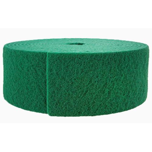 Rolo de esfregão Nylon Web 115mm x 10 metros Grão Médio - Verde