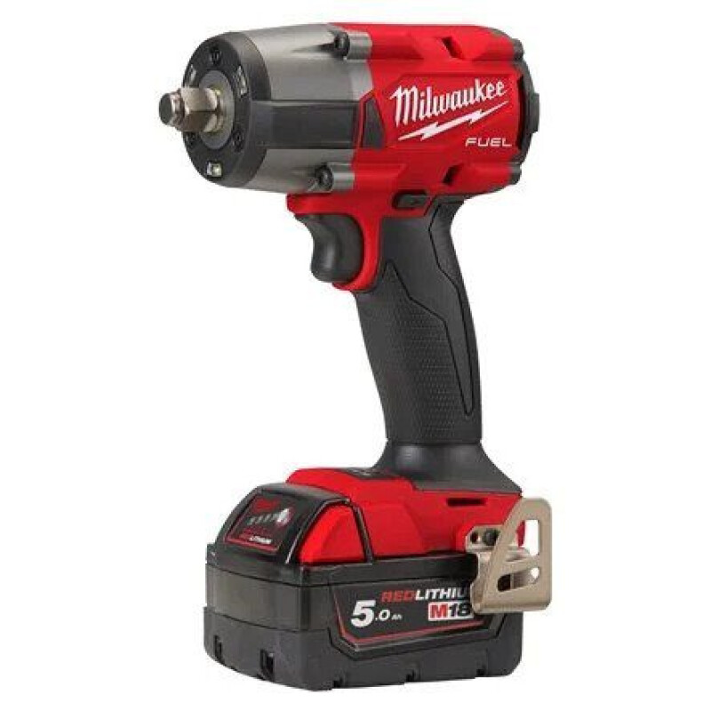 PowerPack Milwaukee M18 FPP2F3-502X Berbequim com percussão M18 + Chave de impacto M18 + 2 bat 5Ah + carregador + 2 HD-Box