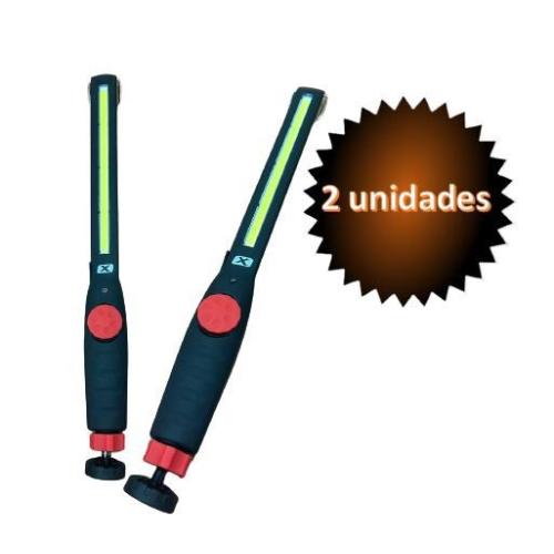 Gambiarra Ultrafina Recarregável 2 Unidades LEDS 30-400 Lumens PRXCAR