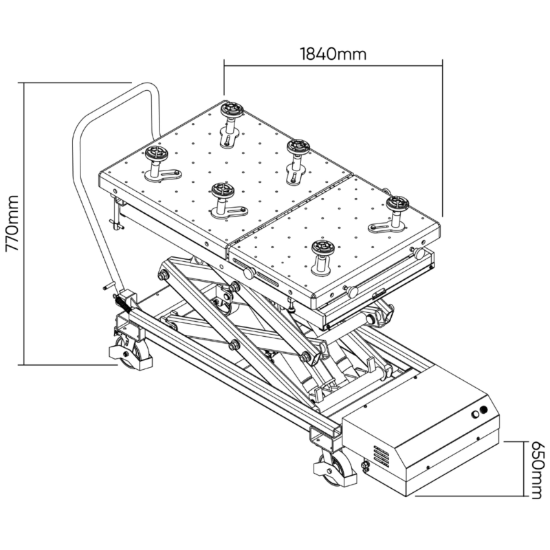 Elevador para Montagem de Baterias em Veículos Eléctricos - 3